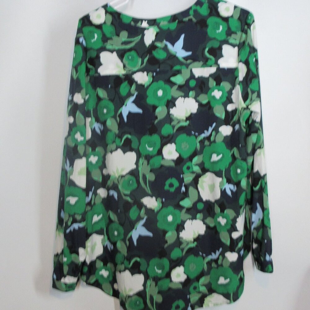Merona Women's Floral Button up Blouse Size XXL